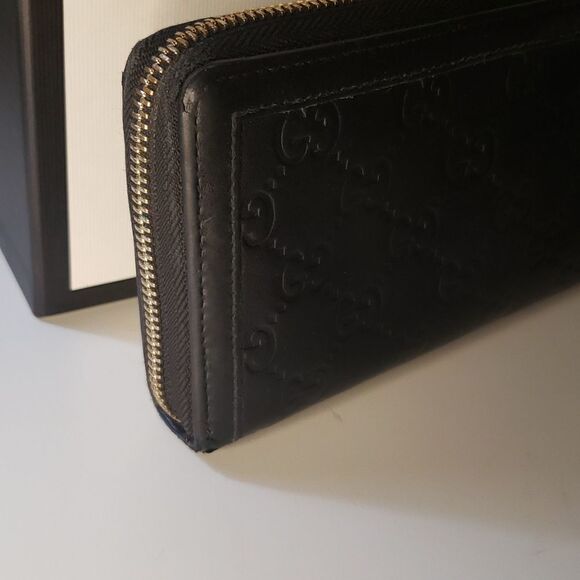 GUCCI GG Leather Monogram Wallet Wristlet and Horsebit Heels Bundle - Picture 17 of 17